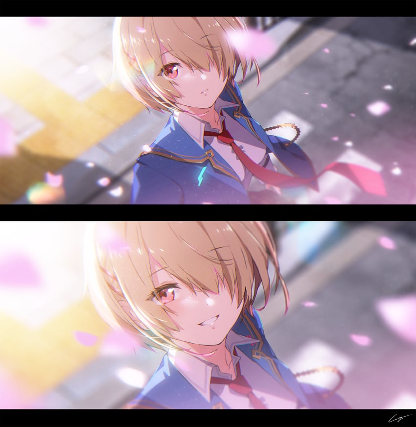 kayamori ruka (heaven burns red) drawn by gomi_chihiro
