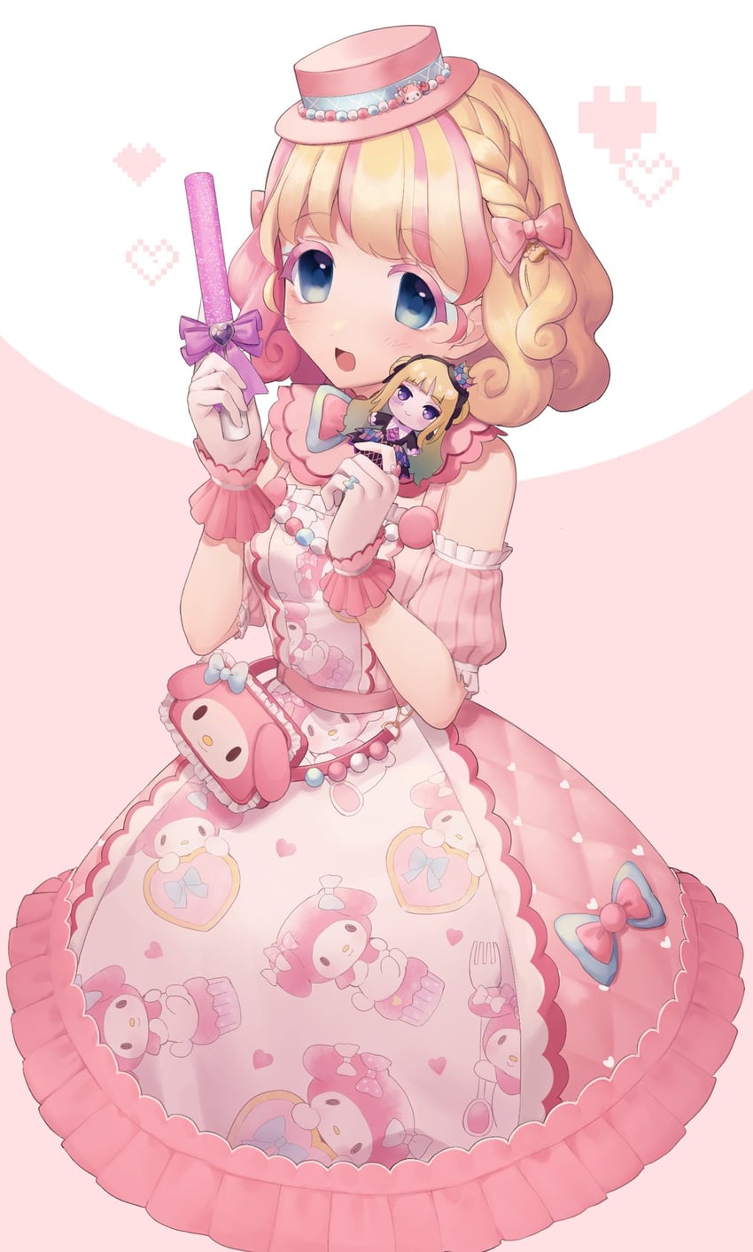 my melody, amauri miruki, and kokoa remon (pretty series and 3 more) drawn by shiyurinpu
