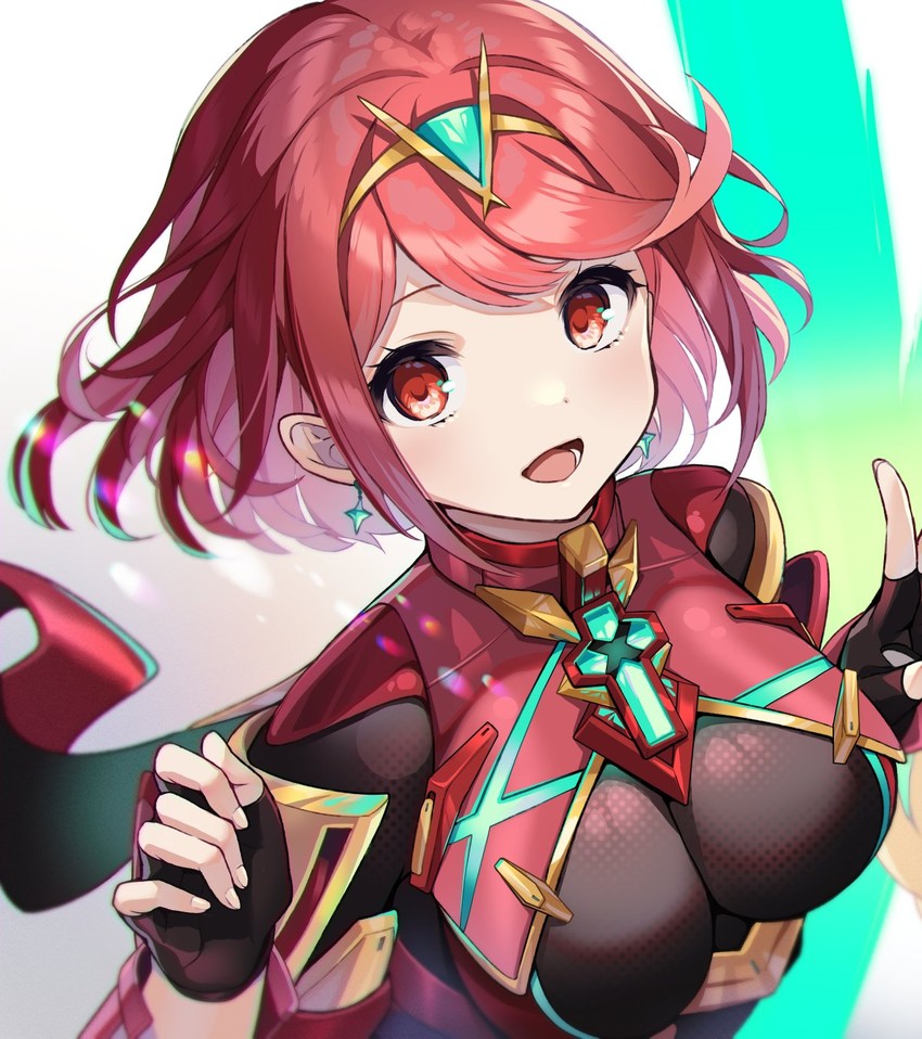 pyra (xenoblade chronicles and 1 more) drawn by moruno_mgmg