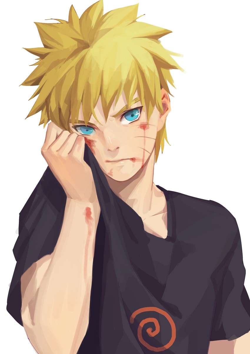 uzumaki naruto (naruto and 1 more) drawn by ichisaku