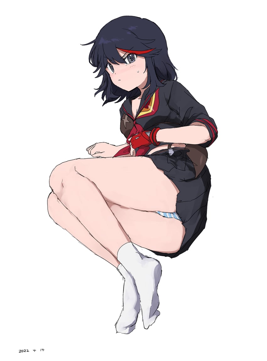 matoi ryuuko and senketsu (kill la kill) drawn by takatisakana