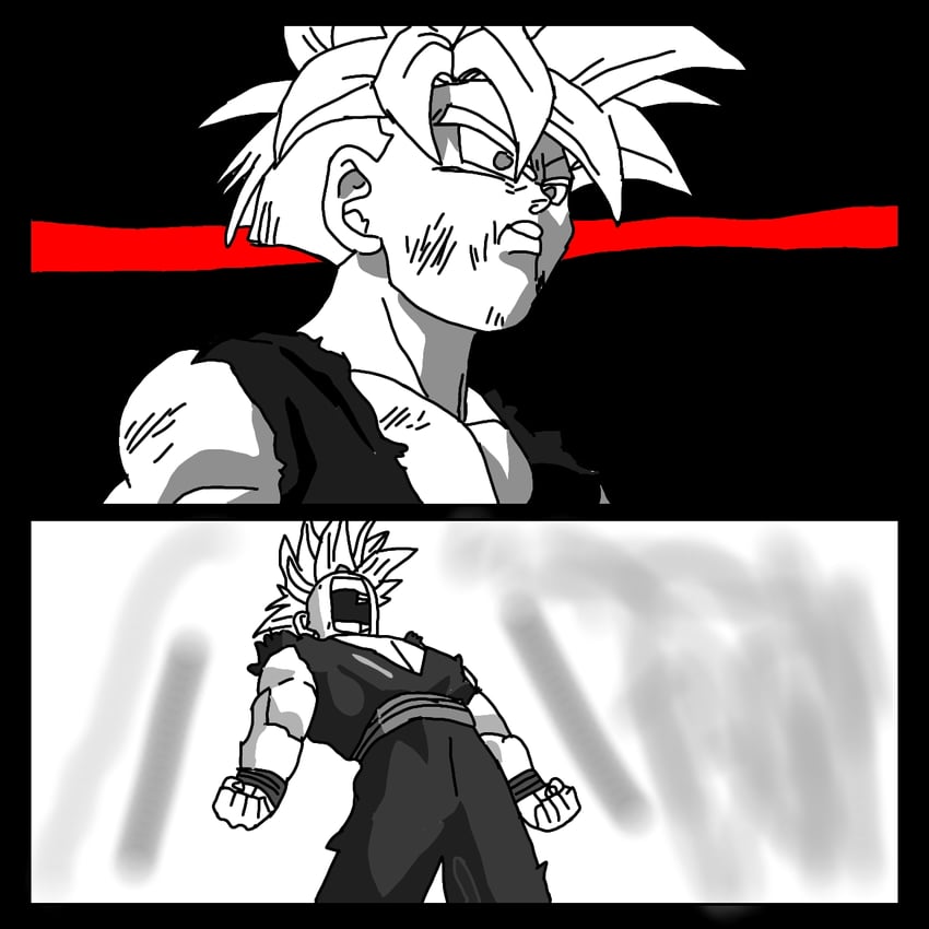 son gohan (dragon ball and 1 more) drawn by shinjaakuryu
