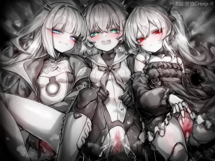 orchis, eudie, and ralmia (shadowverse) drawn by kupa_(jesterwii)