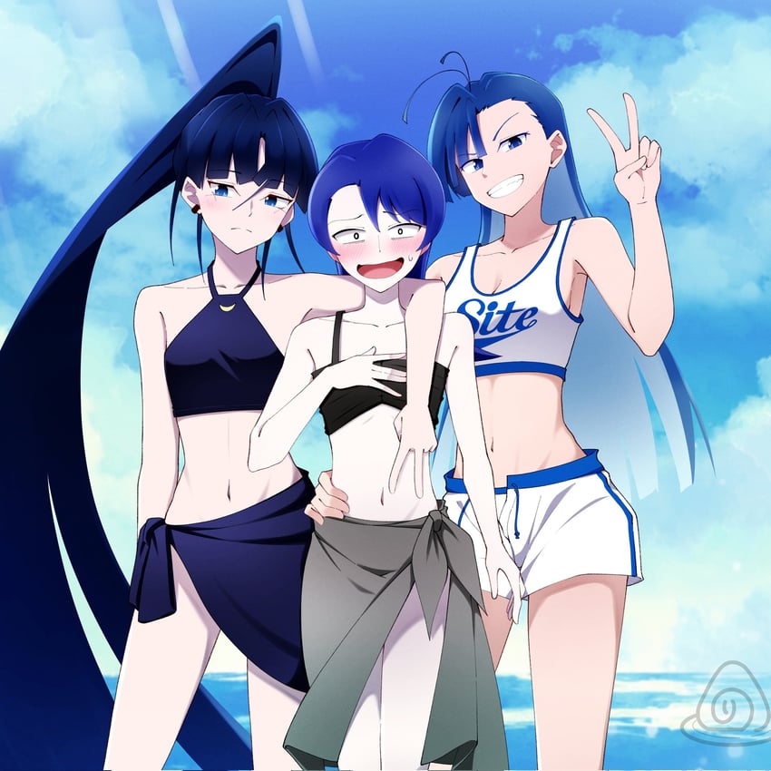 naima, merry, and tanaka keiko (ado and 3 more) drawn by nori_(norinori_yrl)