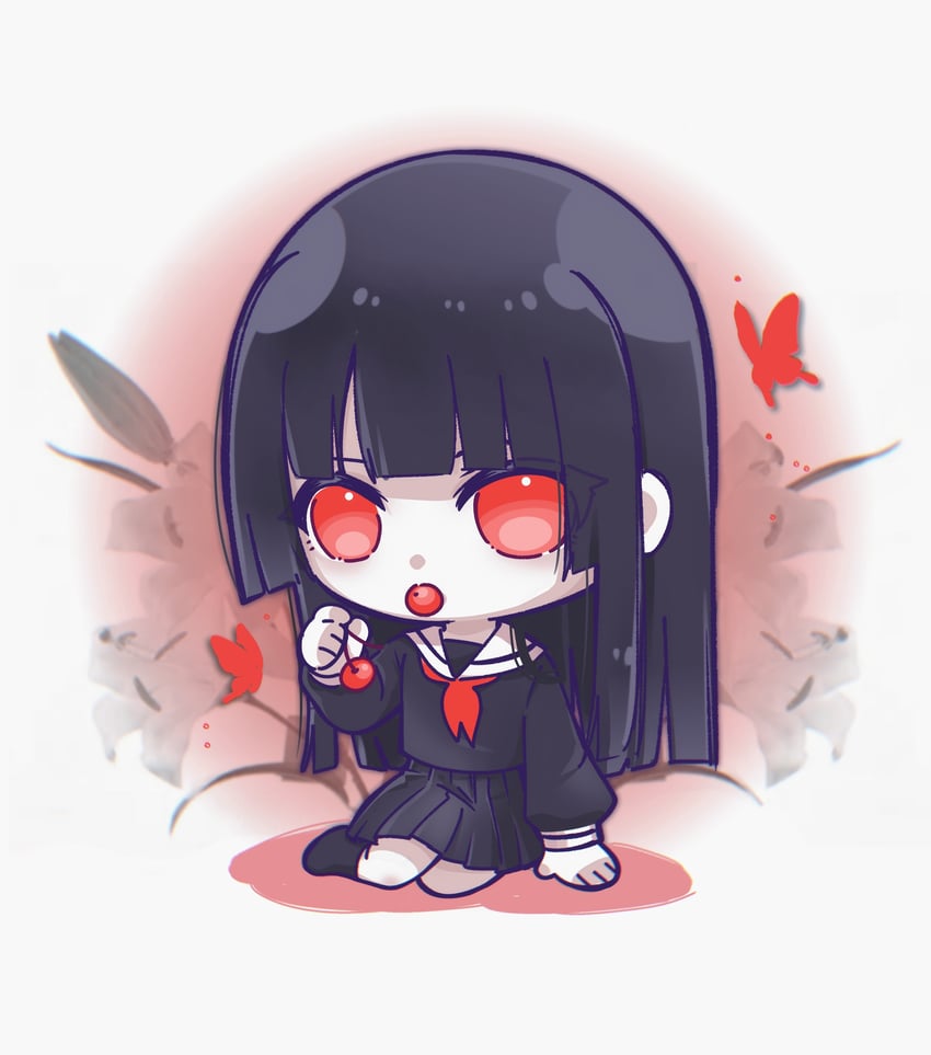 enma ai (jigoku shoujo) drawn by daijie_jiao_chu_lian_zhe_key