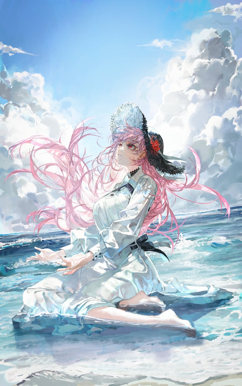 mori calliope (hololive and 1 more) drawn by quasarcake