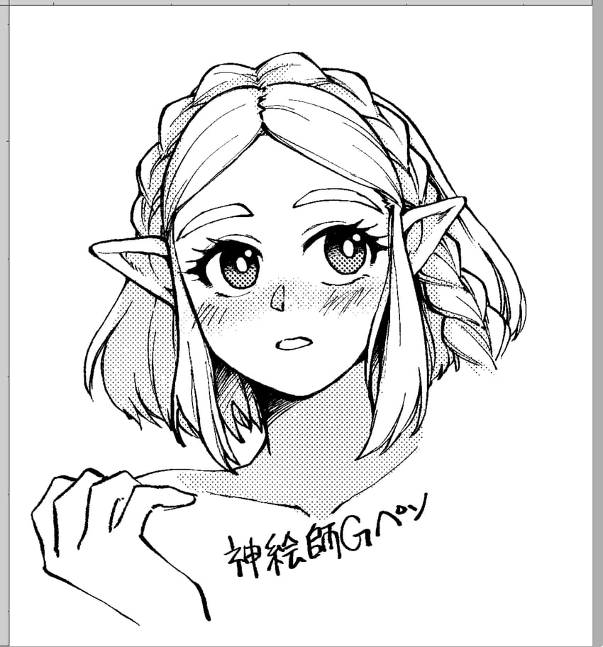 princess zelda (the legend of zelda and 1 more) drawn by mori_lz