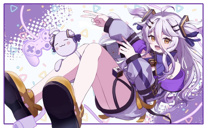 henya the genius and hen squad (vshojo) drawn by reinoni