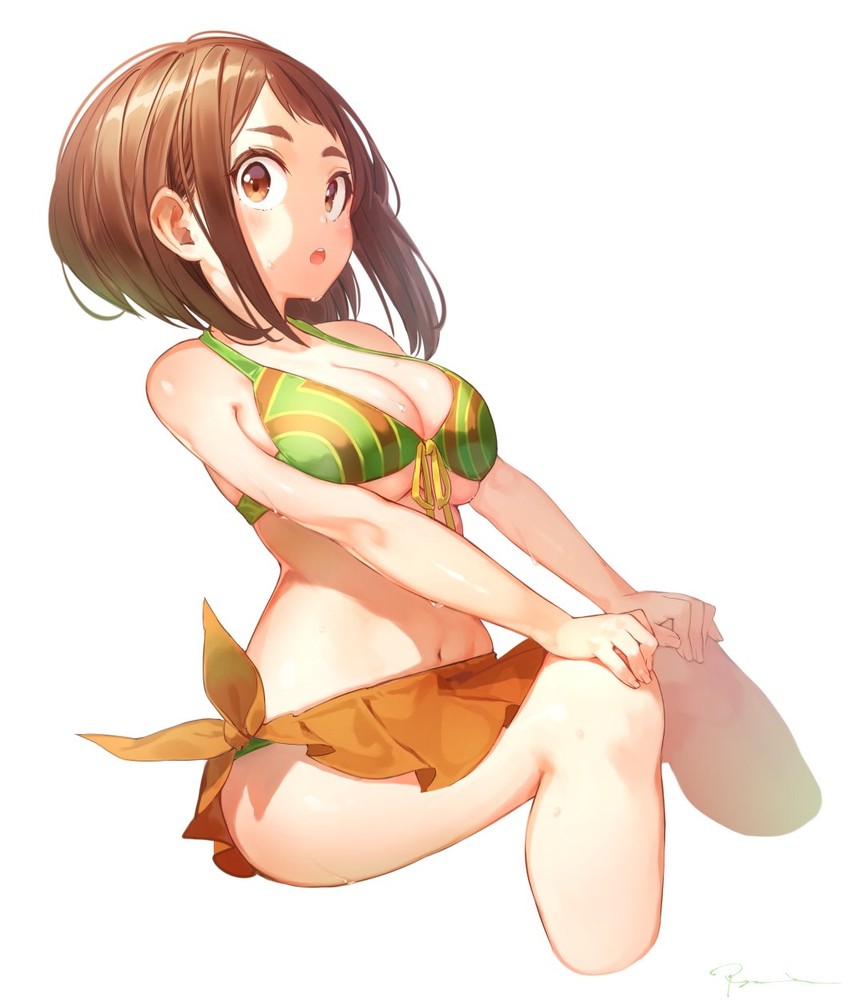uraraka ochaco (boku no hero academia) drawn by ryota_(ry_o_ta)