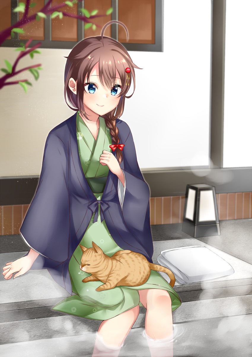 shigure and shigure kai ni (kantai collection) drawn by mashiro_aa