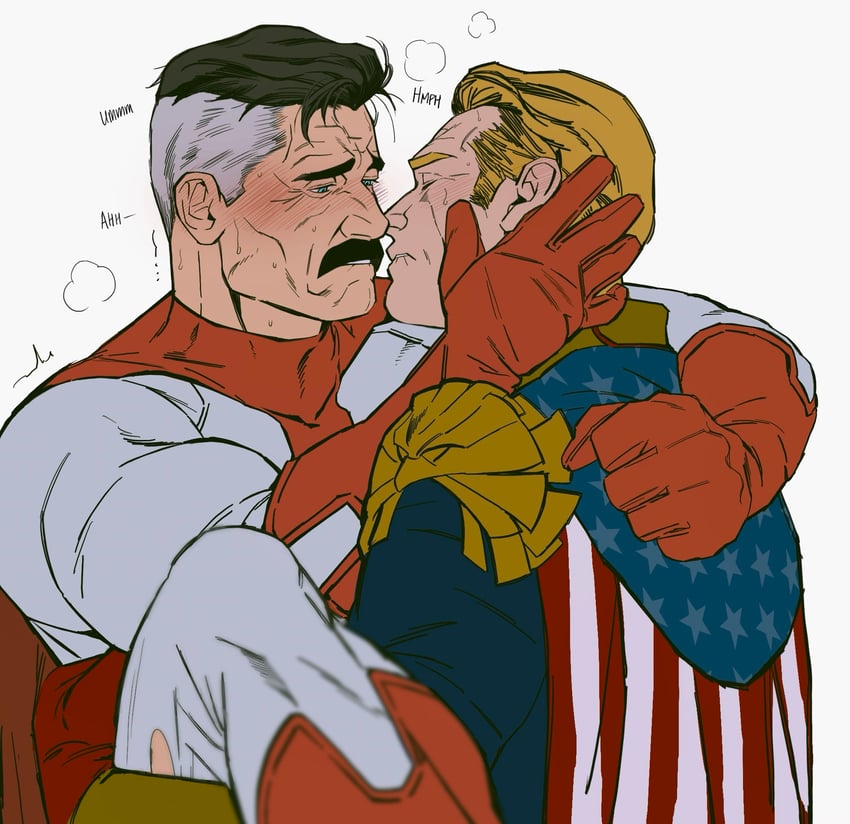 omni-man and homelander (invincible and 1 more) drawn by bonjourdraws