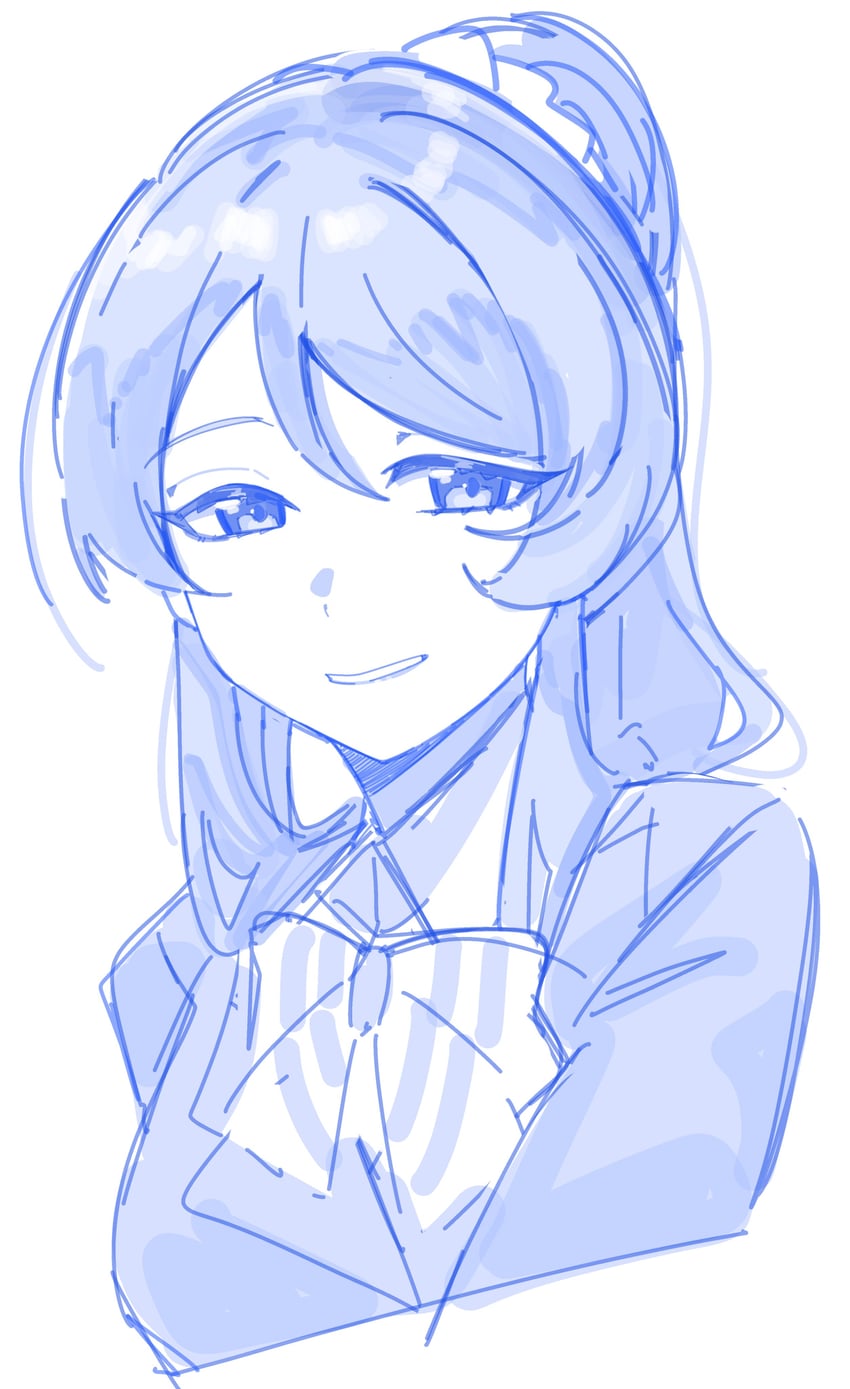 ayase eli (love live! and 1 more) drawn by arlcn_(arlcn_1115)