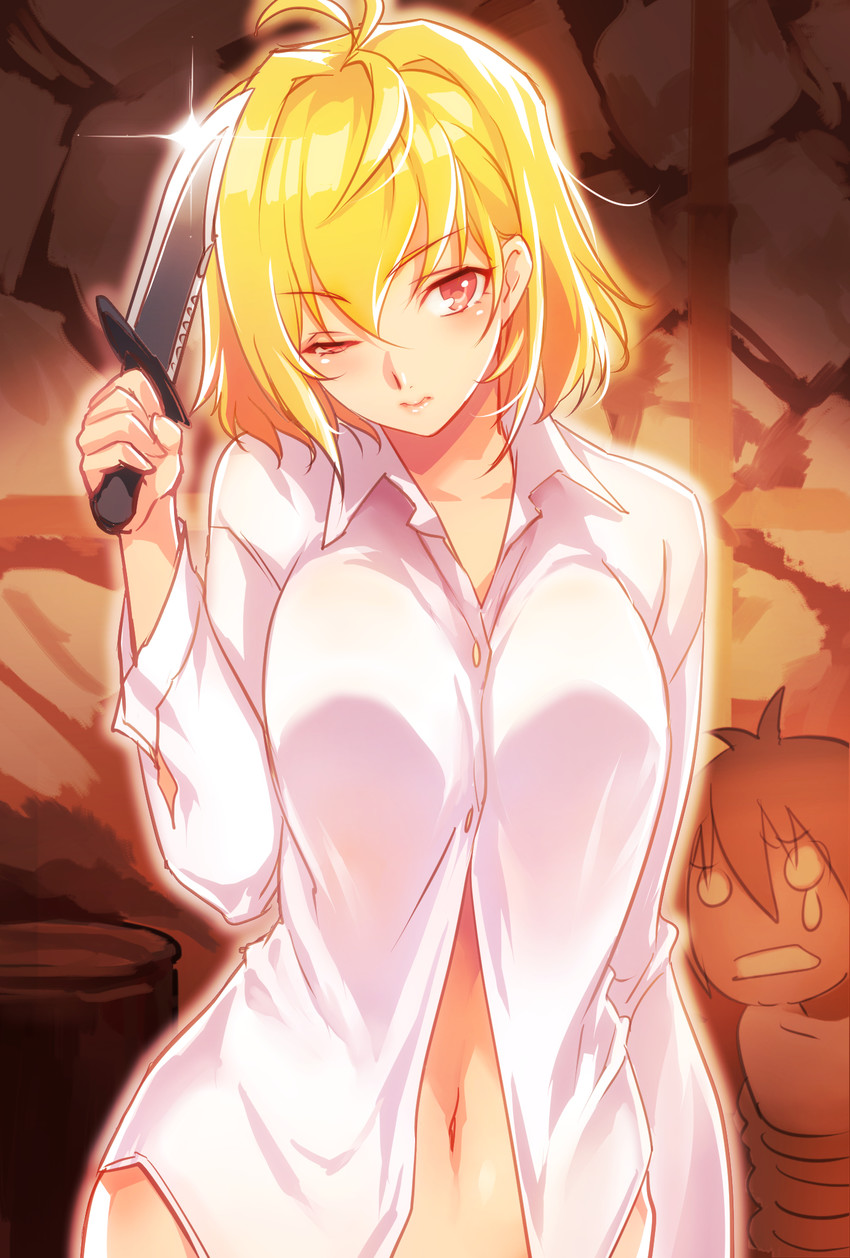 angelise ikaruga misurugi and tusk (cross ange) drawn by kin_mokusei