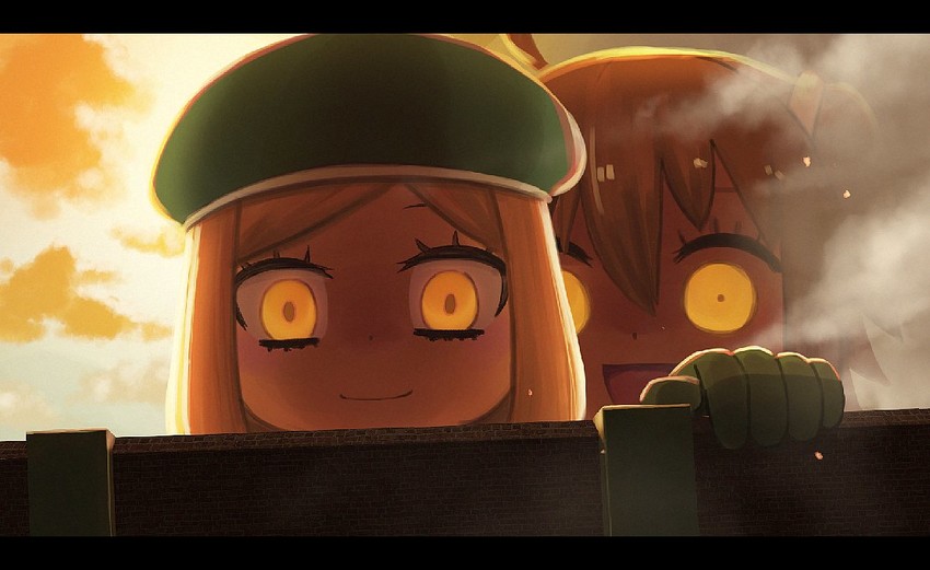 fujimaru ritsuka and paul bunyan (fate and 2 more) drawn by yue_(tada_no_saboten)