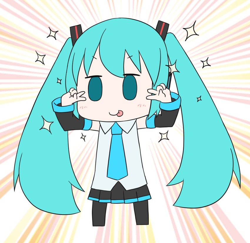 hatsune miku (fate and 2 more) drawn by hatsune_negame