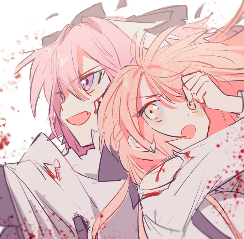 astolfo and liss meier (original and 2 more) drawn by koyashaka