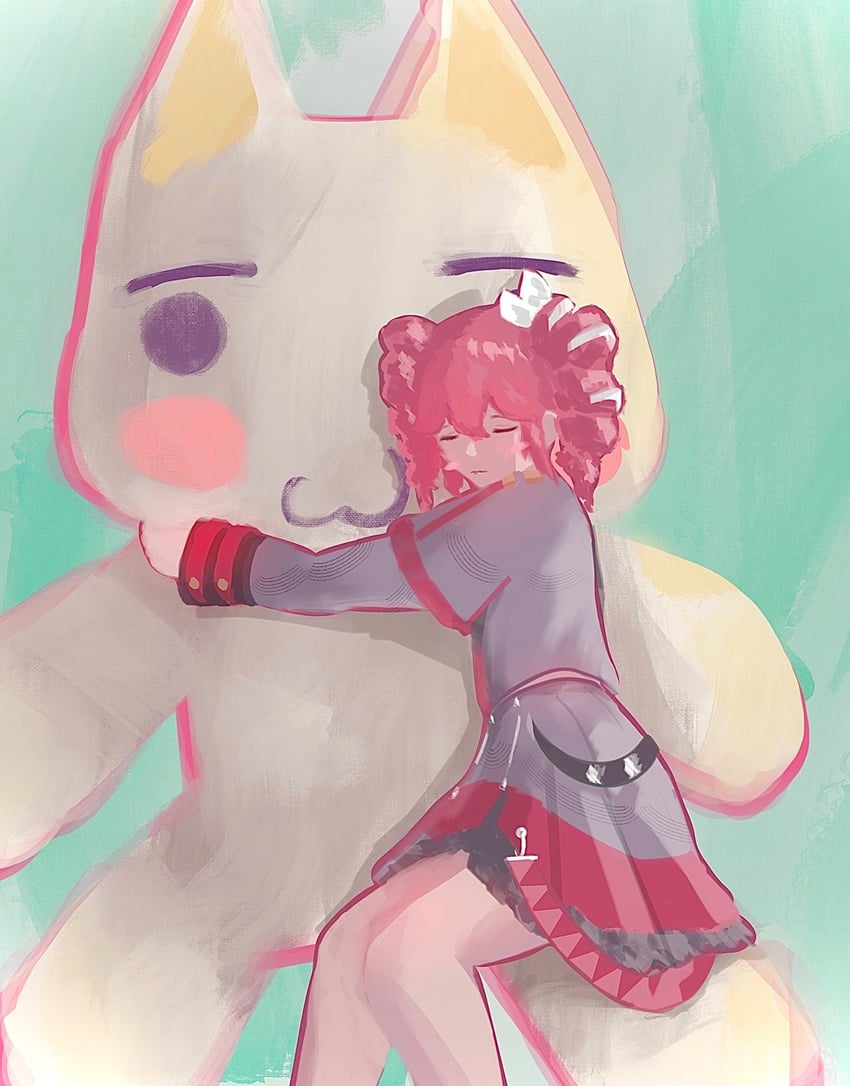 kasane teto and inoue toro (utau and 2 more) drawn by colasipper