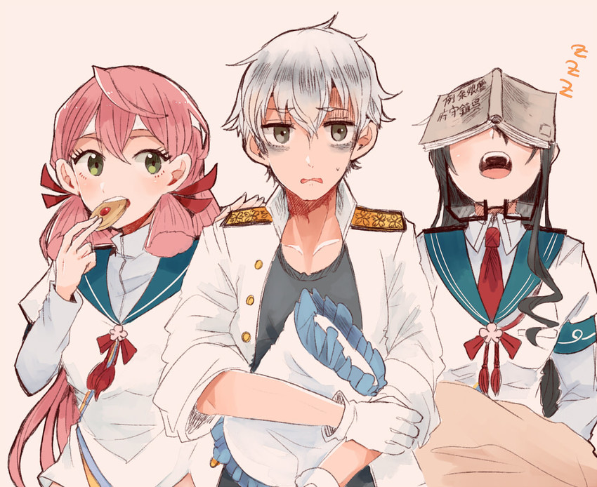 admiral, ooyodo, and akashi (kantai collection) drawn by itomugi-kun