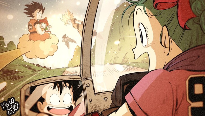 son goku, bulma, son gohan, and uub (dragon ball and 1 more) drawn by ruto830