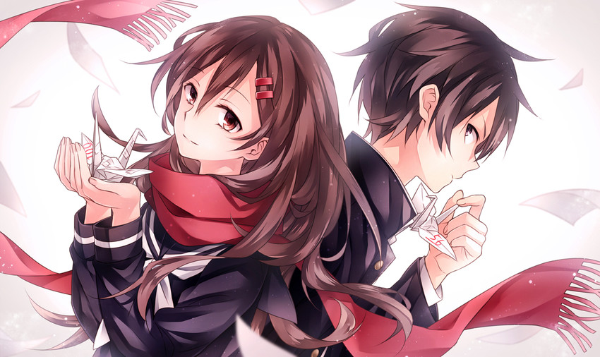 tateyama ayano and kisaragi shintarou (kagerou project) drawn by kudou_(90n)