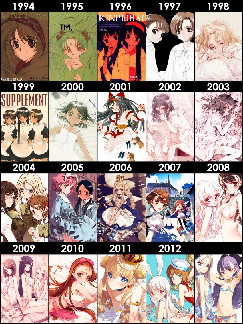 minase iori, nakoruru, masaki sasami jurai, charlotte francia, kaya xavier, and 20 more (original and 9 more) drawn by oyari_ashito