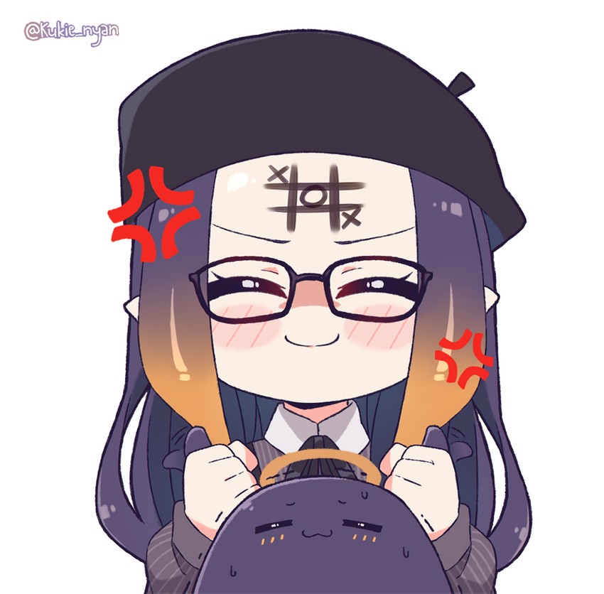 ninomae ina'nis and takodachi (hololive and 1 more) drawn by kukie-nyan