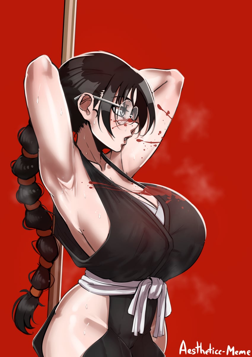 katori batsuunsai (bleach and 1 more) drawn by aestheticc-meme