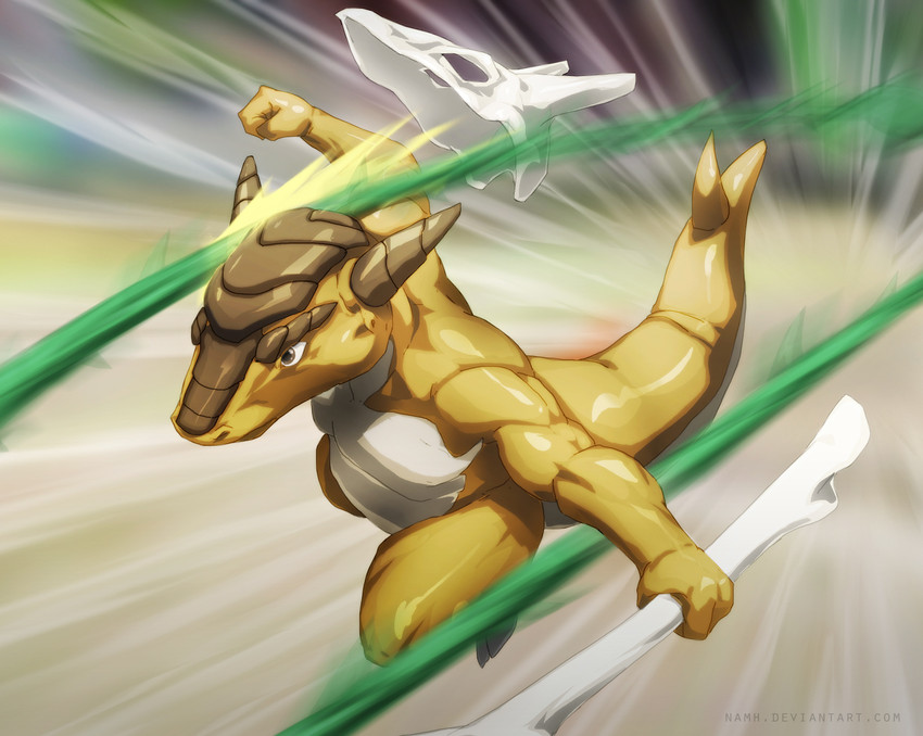 marowak (pokemon) drawn by namh