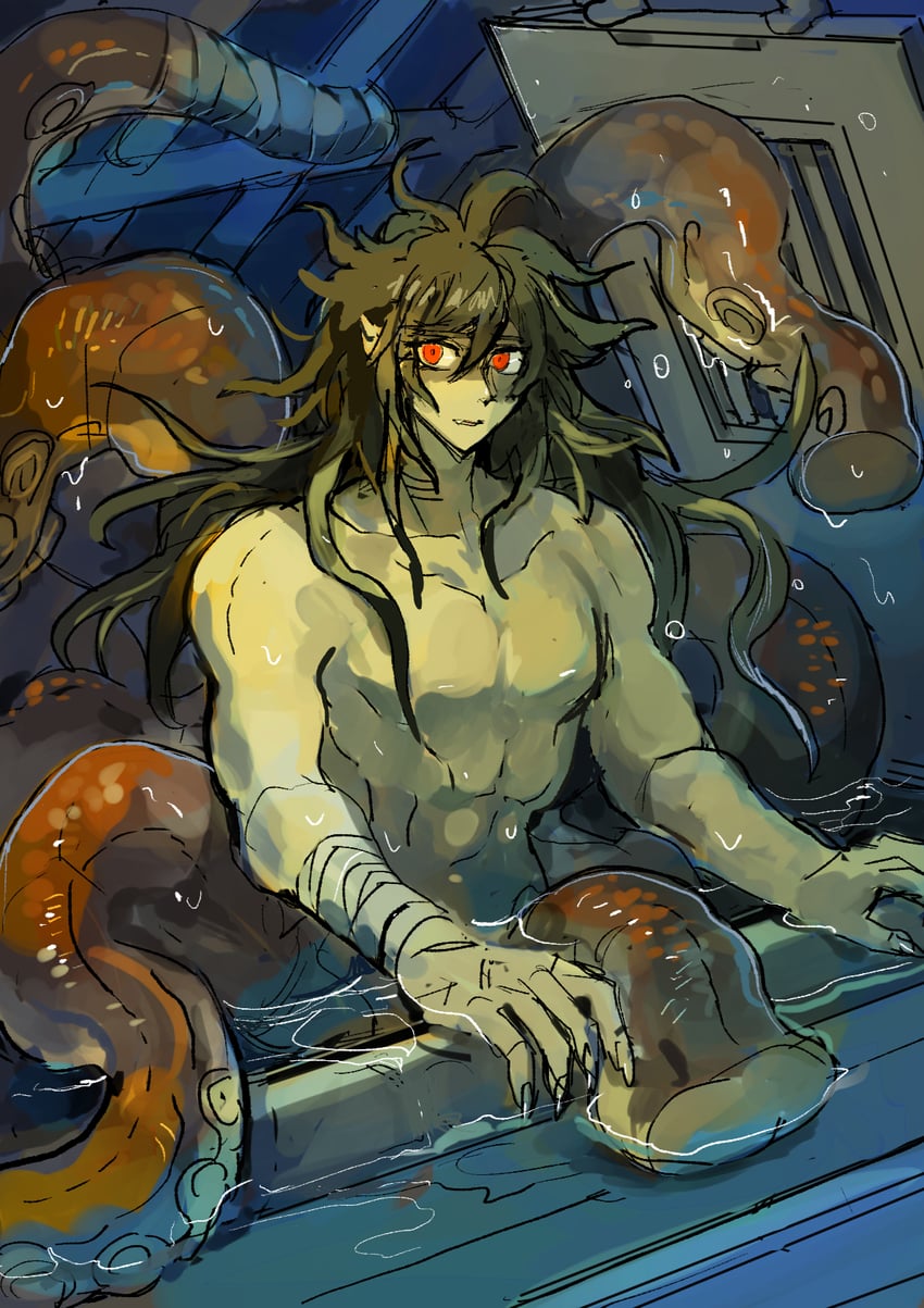 gokuhara gonta (danganronpa and 1 more) drawn by kumakoro_(tetsupag)