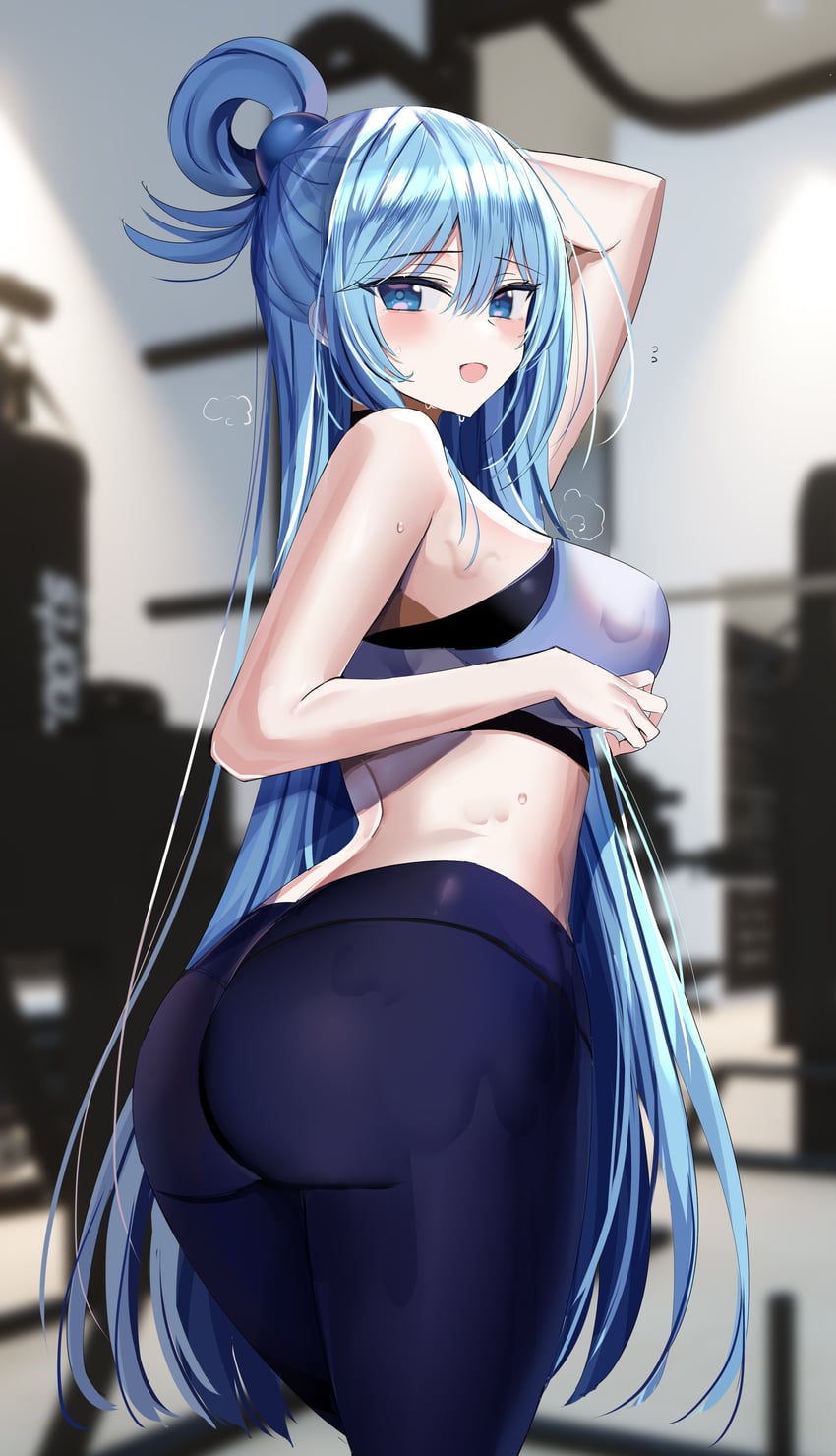 aqua (kono subarashii sekai ni shukufuku wo!) drawn by hanasaka_houcha