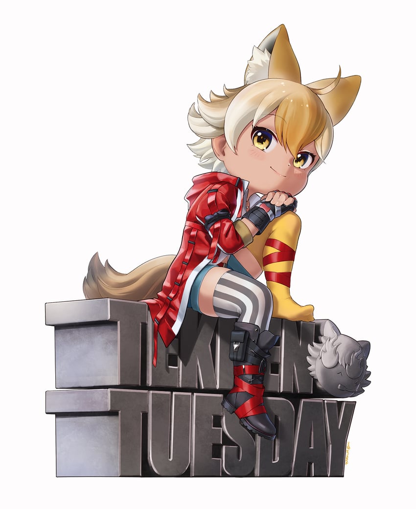 coyote and leo kliesen (kemono friends and 2 more) drawn by beleven