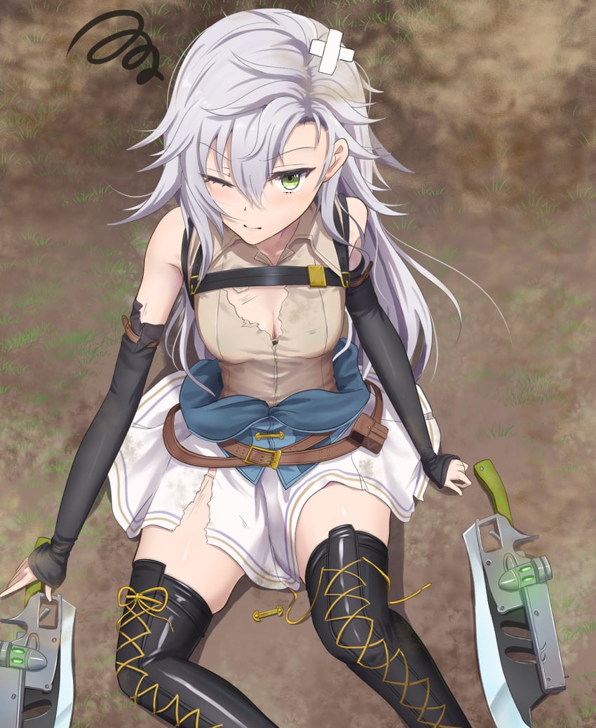 fie claussell (eiyuu densetsu and 1 more) drawn by witch_f