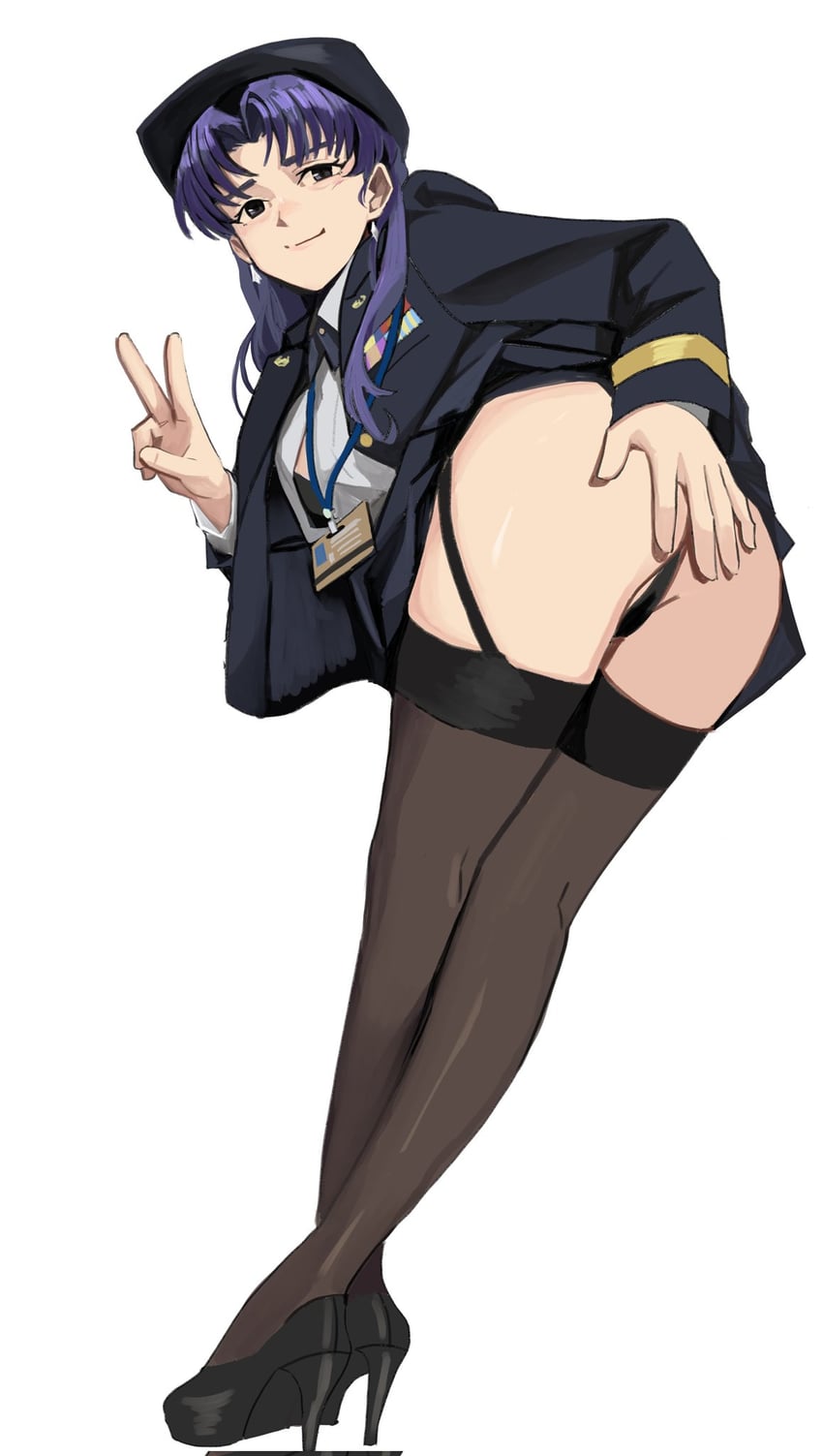 katsuragi misato (neon genesis evangelion) drawn by wani_(perfect_han)