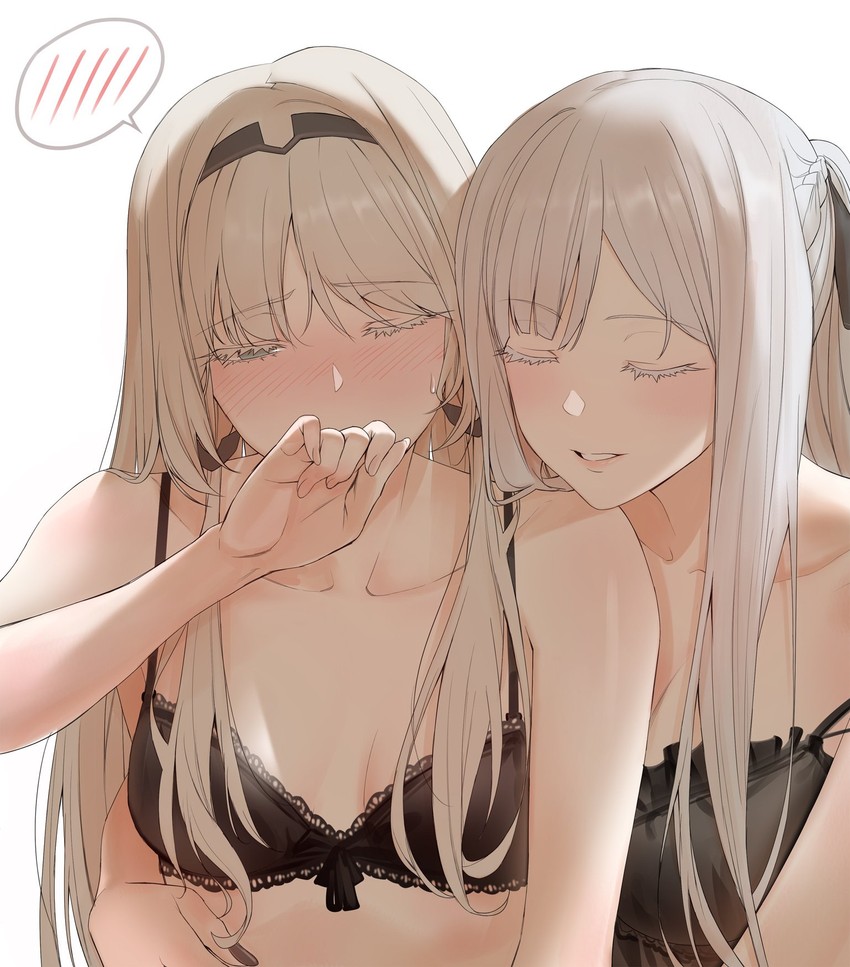 ak-12 and an-94 (girls' frontline) drawn by hyury