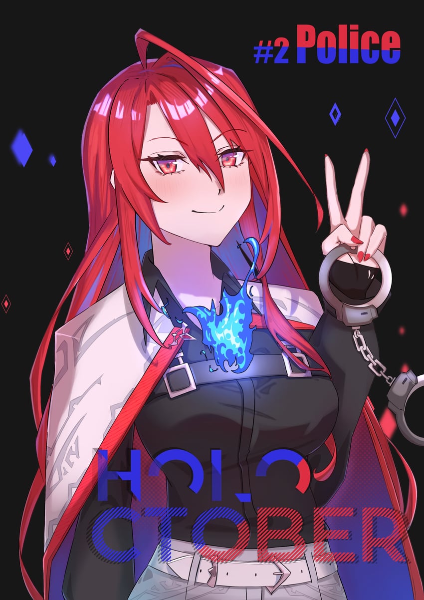 elizabeth rose bloodflame (hololive and 1 more) drawn by j1nnu