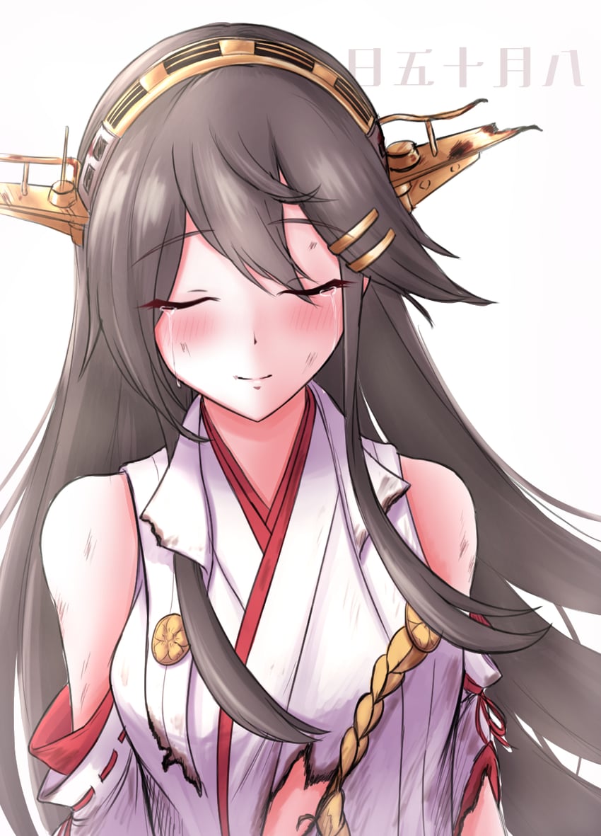 haruna and haruna kai ni (kantai collection) drawn by ichimai_(apieceof_ray151)