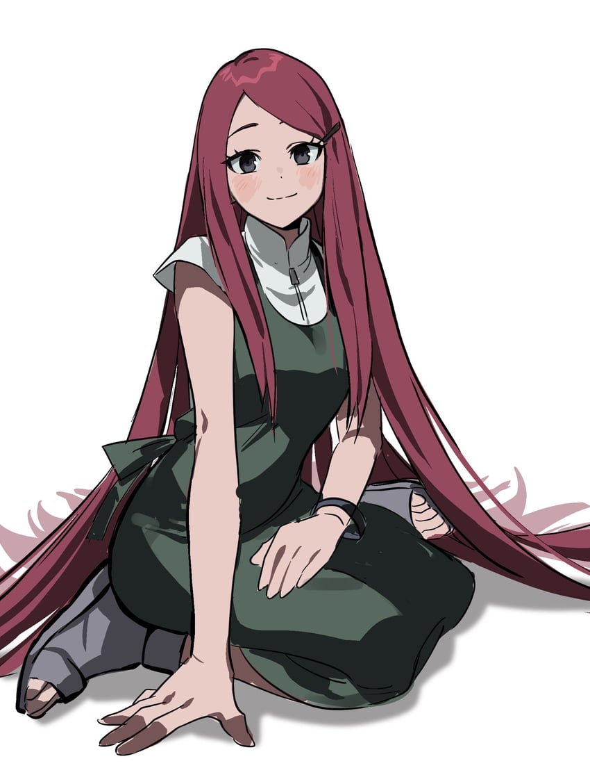 uzumaki kushina (naruto and 1 more) drawn by betti_(xx_betti)