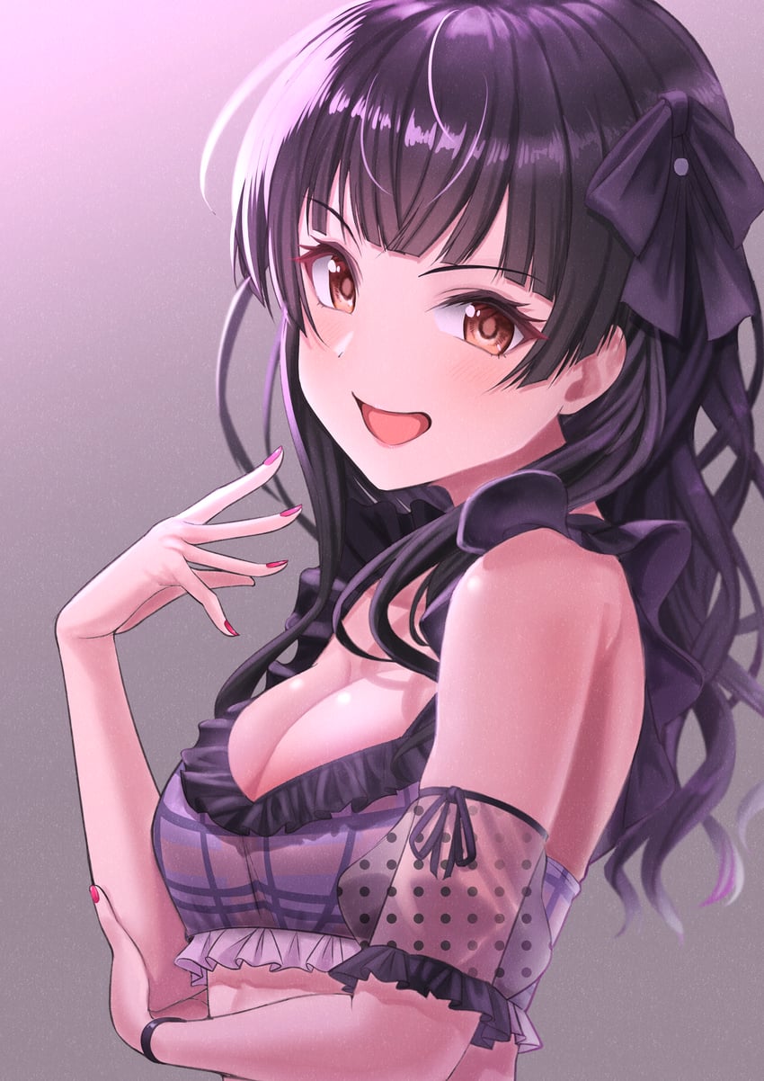 mayuzumi fuyuko (idolmaster and 1 more) drawn by osoba_susurukun