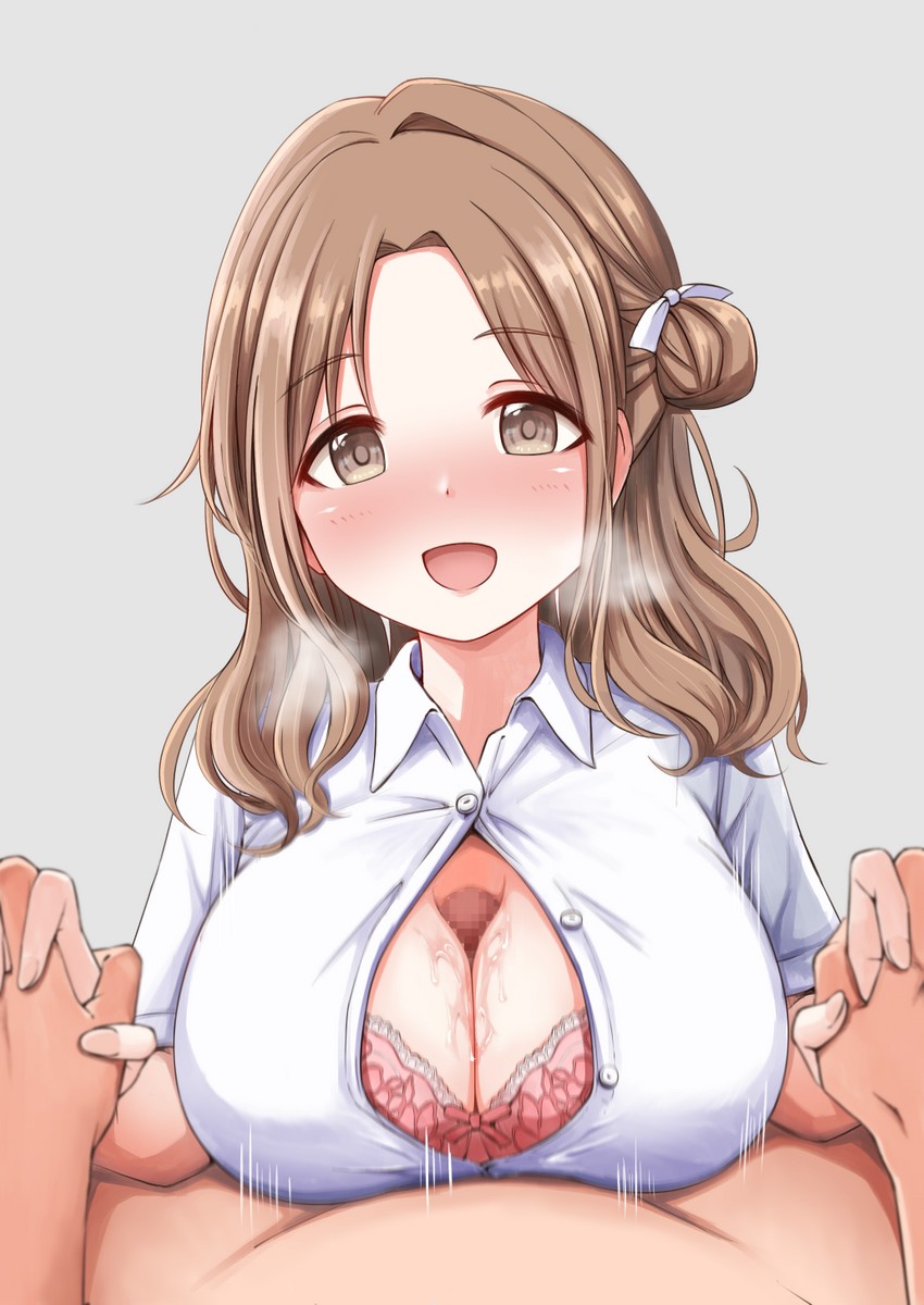 ichikawa hinana (idolmaster and 1 more) drawn by warubo