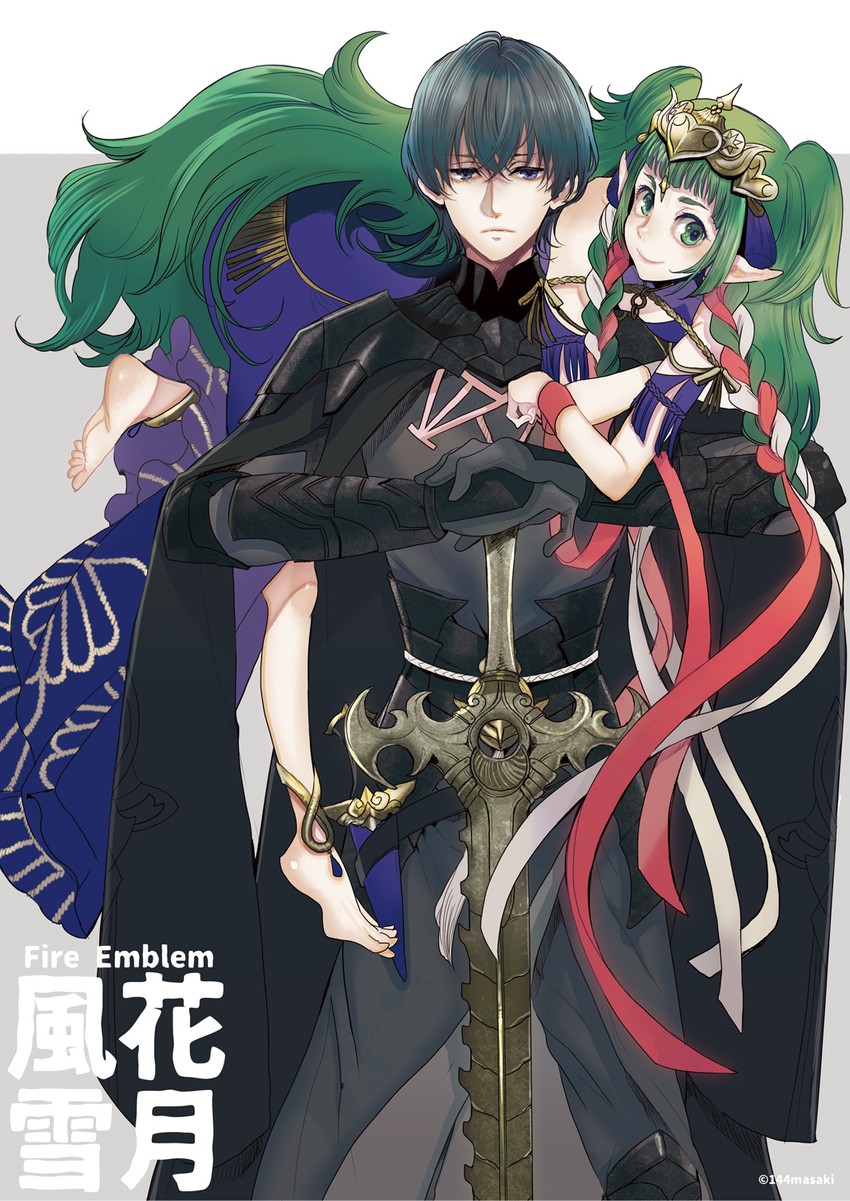 male byleth and sothis (fire emblem and 1 more) drawn by masakikazuyoshi
