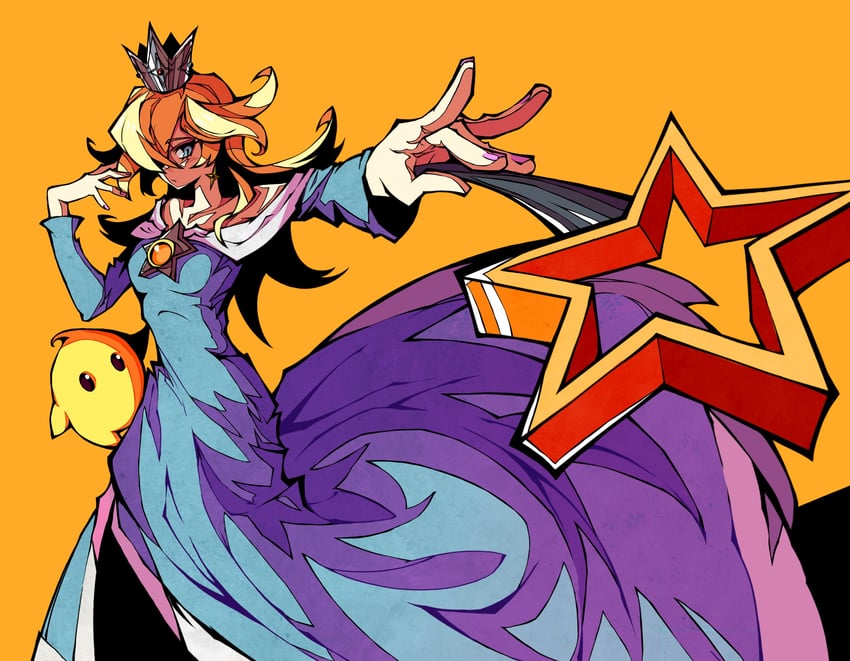 rosalina and luma (mario and 1 more) drawn by kekel