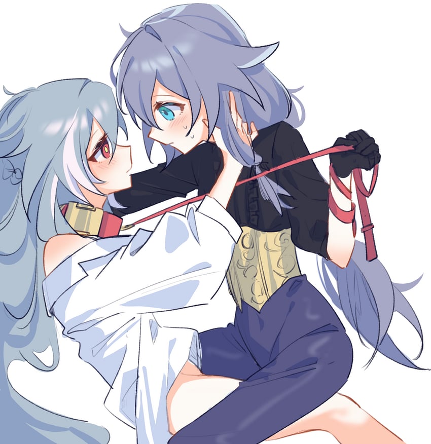fu hua and herrscher of sentience (honkai and 1 more) drawn by pic_p_p
