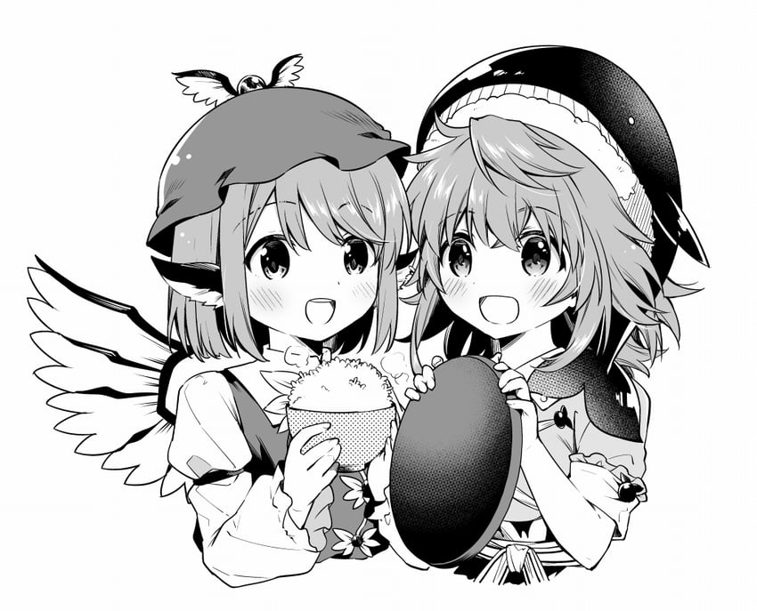 mystia lorelei and okunoda miyoi (touhou) drawn by kapuchii