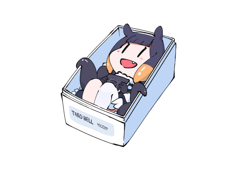 ninomae ina'nis and ao-chan (hololive and 1 more) drawn by zaniaii