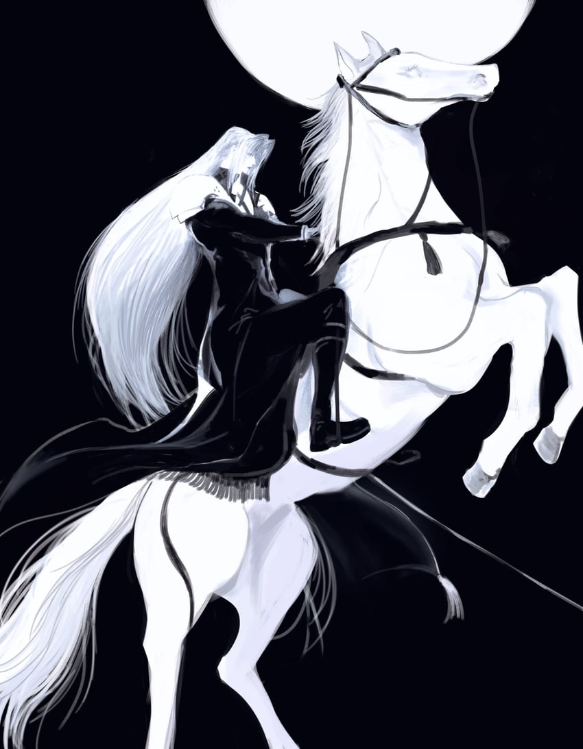 sephiroth (final fantasy and 1 more) drawn by hayashishisou