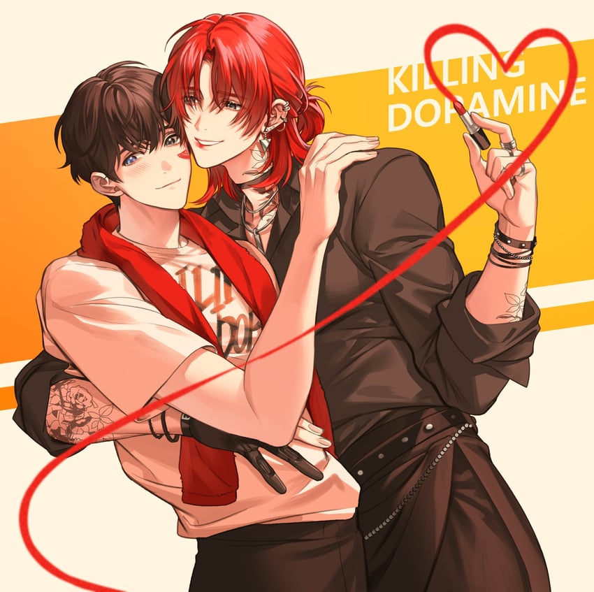 park moo-hyun and kim jaehee (eoduun badaui deungbul-i doeeo) drawn by padakpadak_88