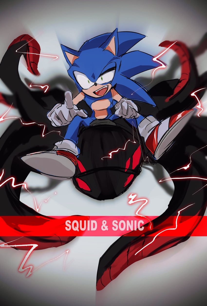 sonic the hedgehog and doom morph (sonic and 3 more) drawn by shapam_(zeepgalae)