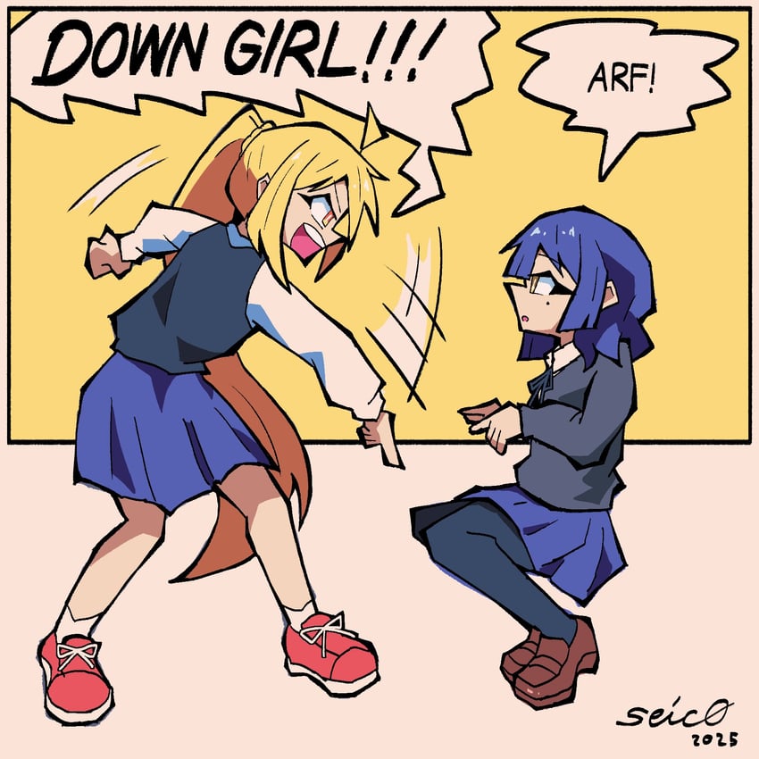 ijichi nijika and yamada ryo (bocchi the rock!) drawn by seisyun_c0mplex