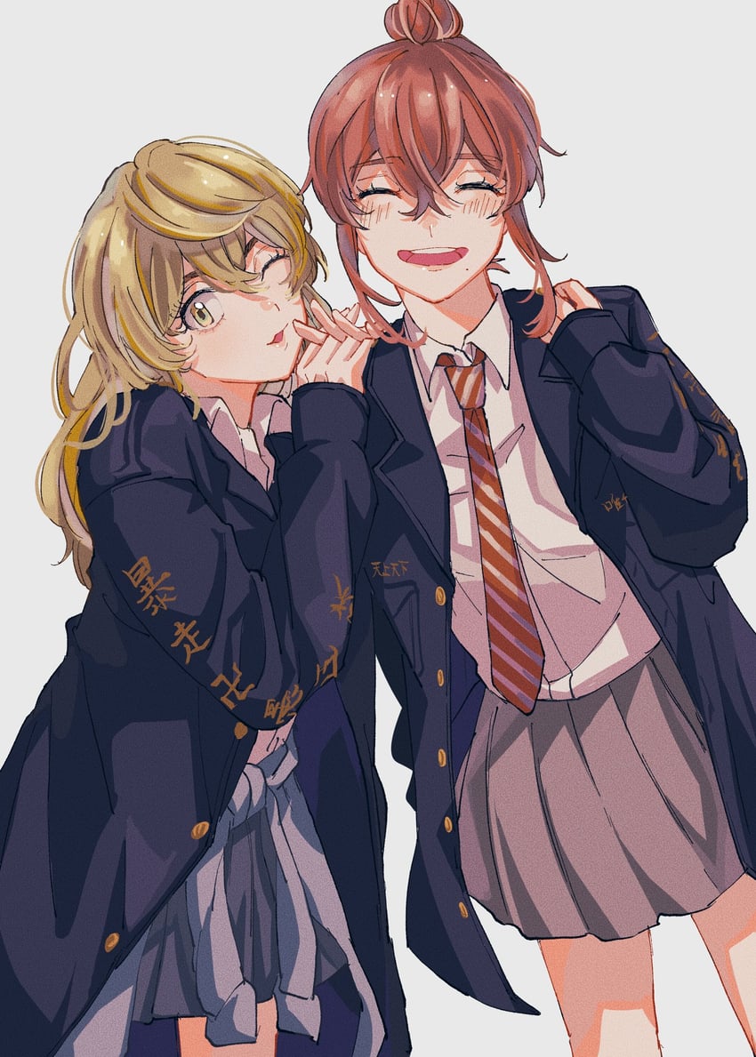 sano emma and tachibana hinata (tokyo revengers) drawn by hp0000