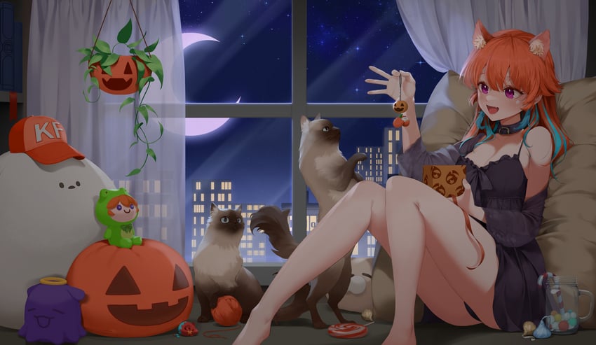 takanashi kiara, takodachi, frogiwawa, chonkers, and smoothie (hololive and 1 more) drawn by gum_shrew